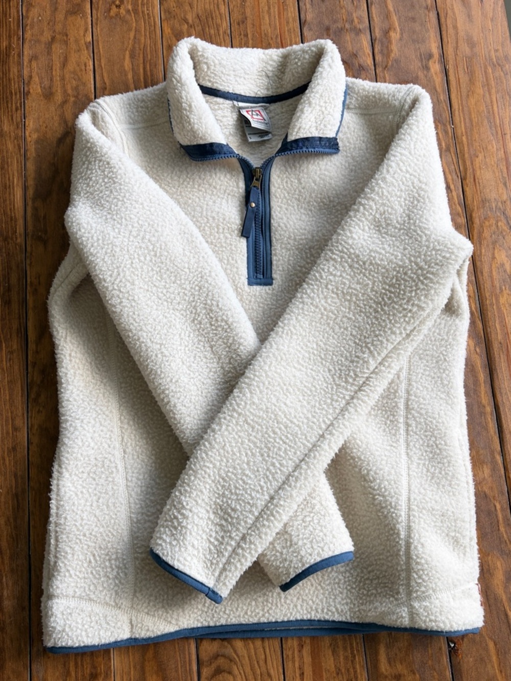 Cream Sherpa Sweater